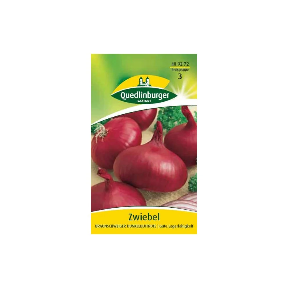 Zwiebeln kaufen, Braunschweiger Dunkelblutrote