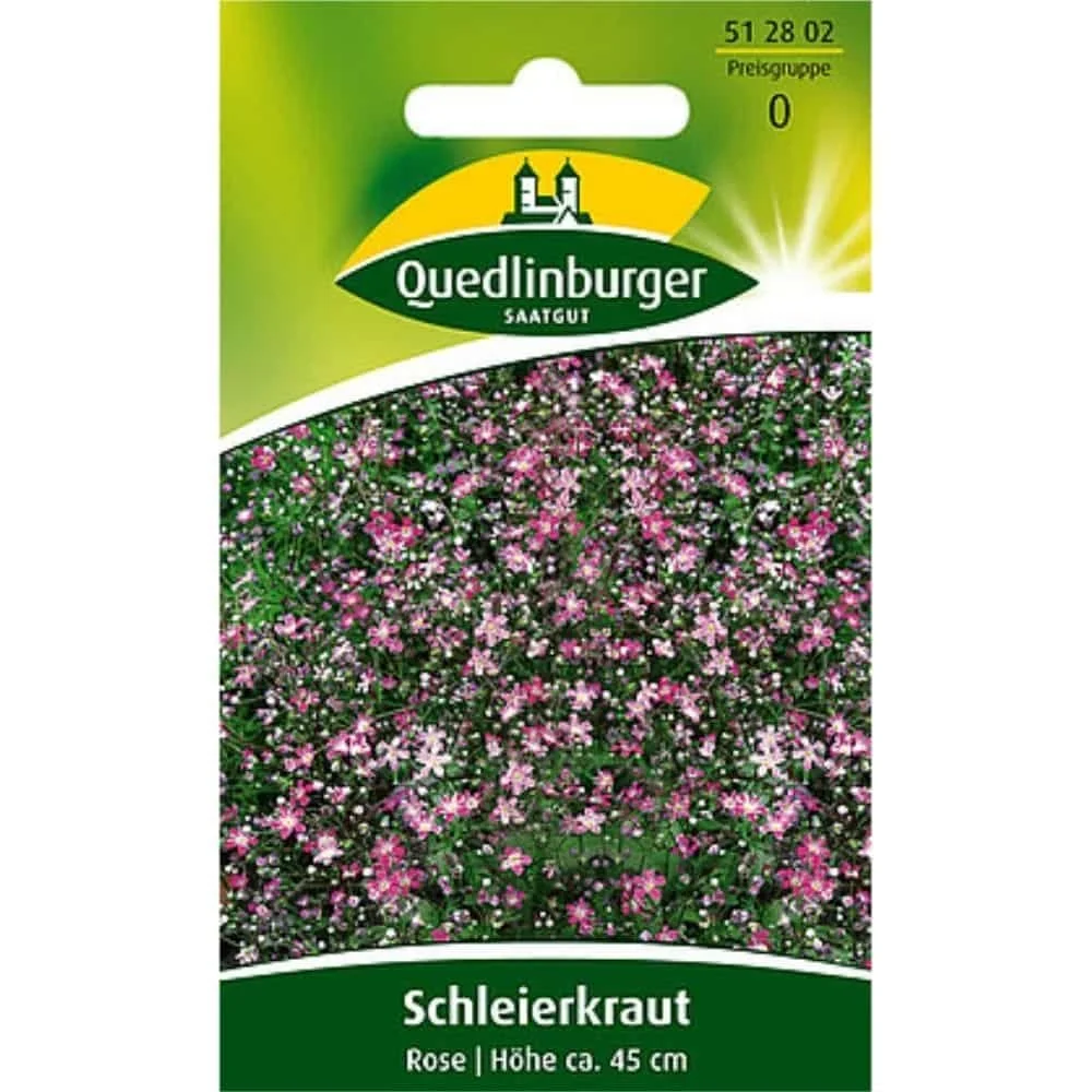 Schleierkraut rosa, Saatgut, Sommerblume für Beet & Steingarten
