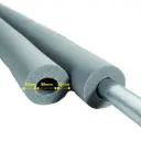AEROFLEX® SH Rohrisolierung, Rohrdämmung - 2 m, flexibles Isoliermaterial aus geschlossenzelligem Schaumgummi, schwarz - 89 x 40 mm