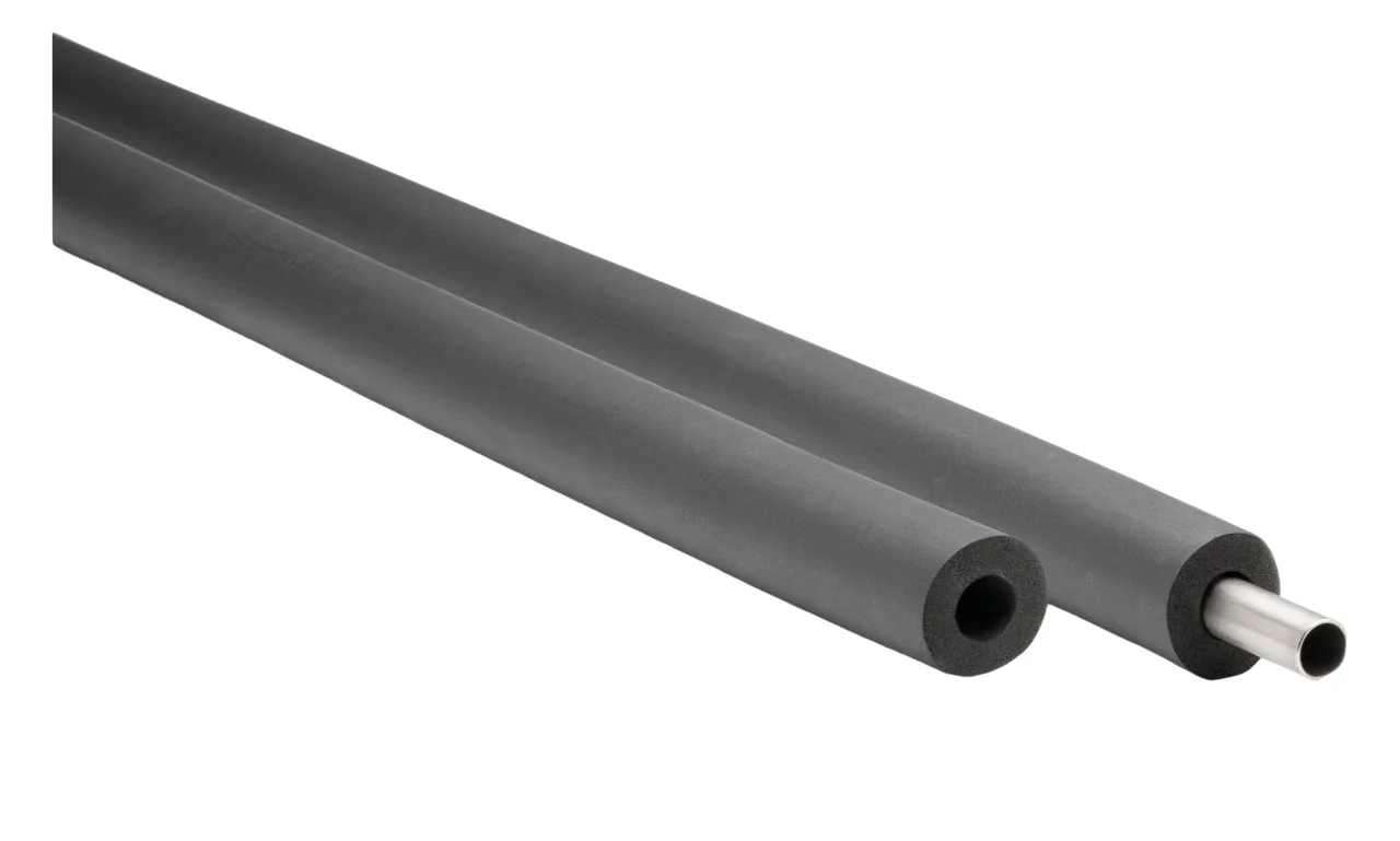 AEROFLEX® SH Rohrisolierung, Rohrdämmung - 2m, Flexibler Dämmstoff aus Geschlossenzelligem Schaum Kautschukbasis, Schwarz - 18 x 10 mm