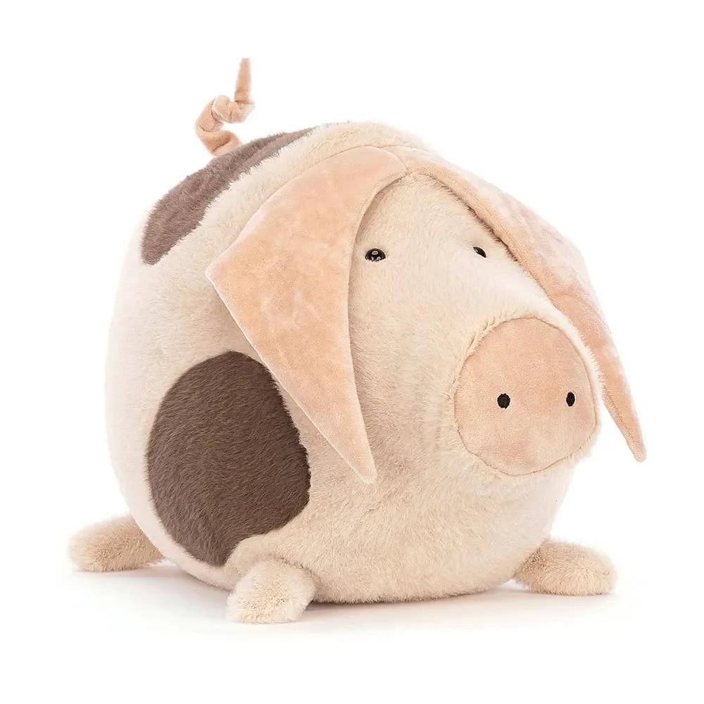Jellycat Kuscheltier, Plüschtier, Stofftier - Higgledy Piggledy Old Spot, Größe: Riesig - H33 X B40 CM