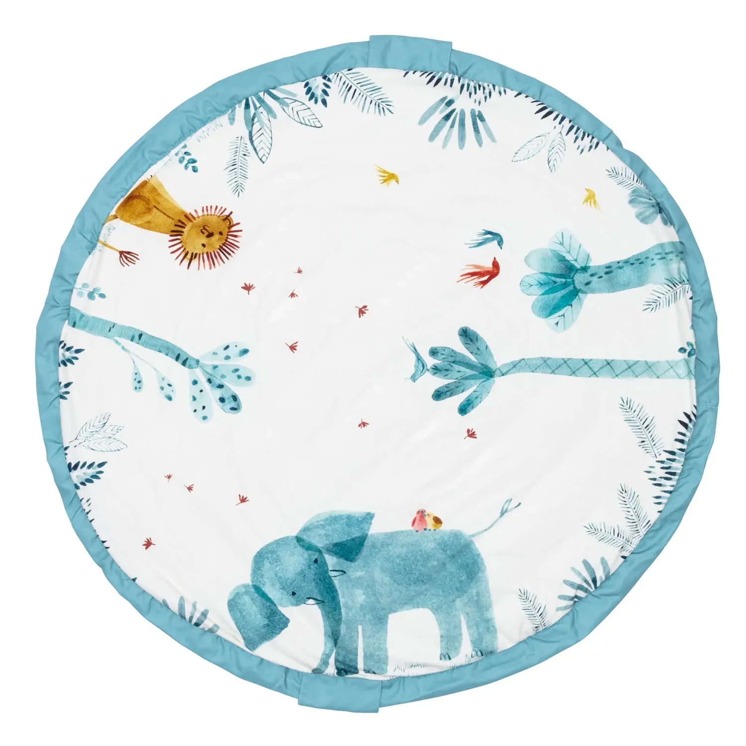 Play&Go Kinderteppich, Spielteppich, Spielmatte - Tasche, Farbe: Moulin Roty Baobab