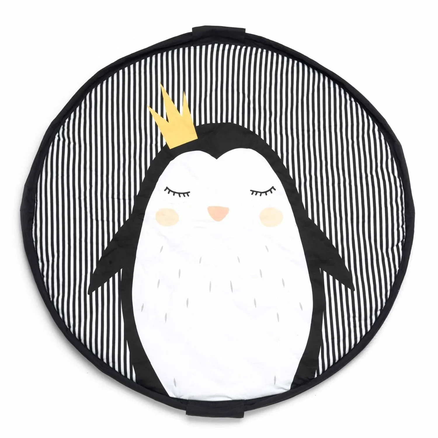 Play&Go Kinderteppich, Spielteppich, Spielmatte - Tasche, Farbe: Pinguin