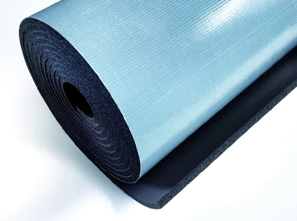 Kautschukplatten selbstklebend, 8m², 19mm Dämmung