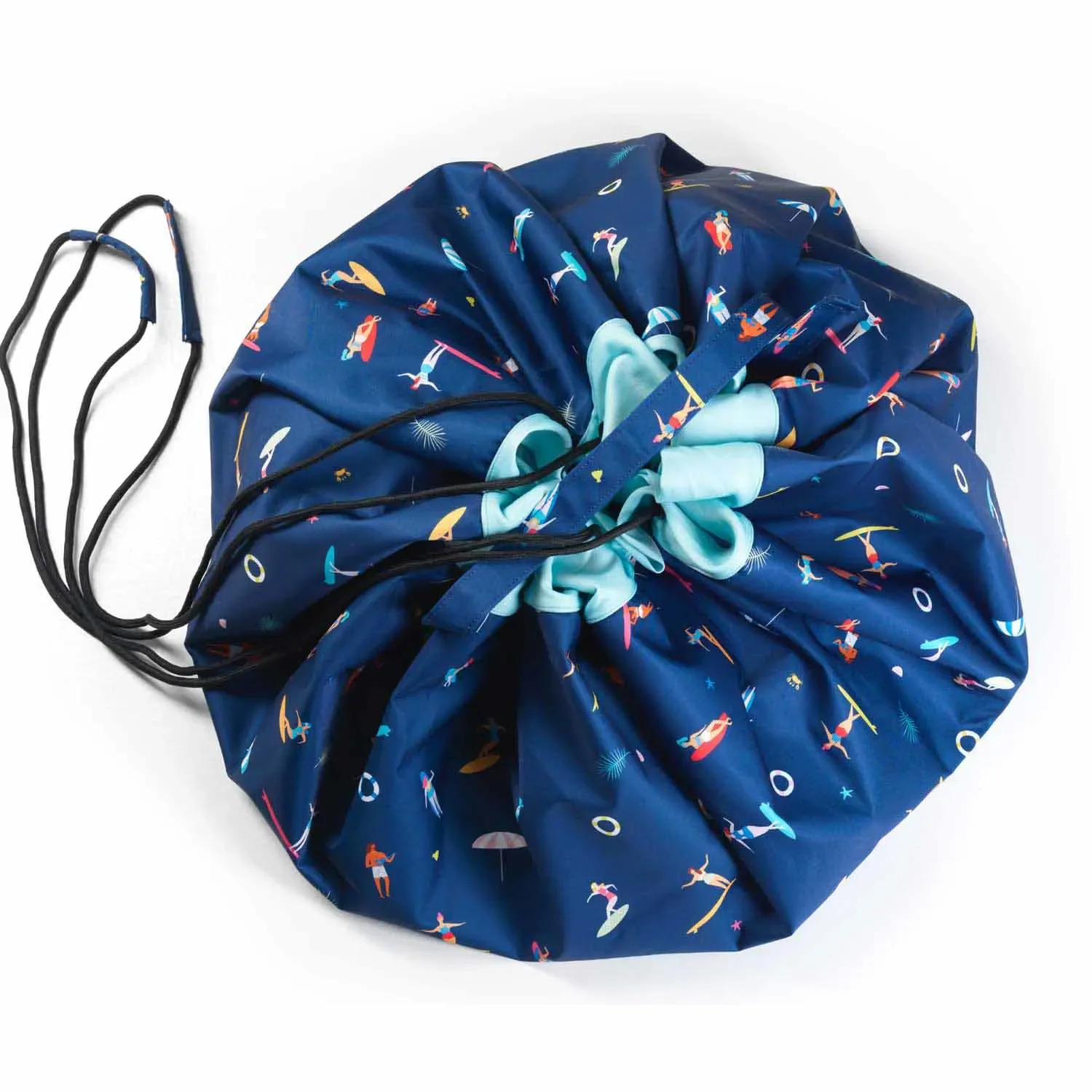 Play&Go Spielzeugsack, Spielzeugkorb, Spielzeug aufbewahrungstasche - Draussen, Farbe: Surfen