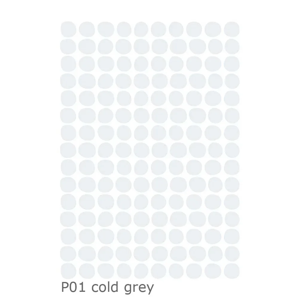 Lilipinso Wandsticker Basics Flecken, Farbe: grey