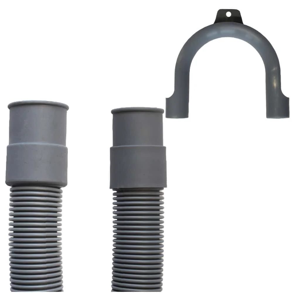 Ablaufschlauch Waschmaschine, 3/4 Zoll, 2,5m, mit Bügel, Spülmaschine