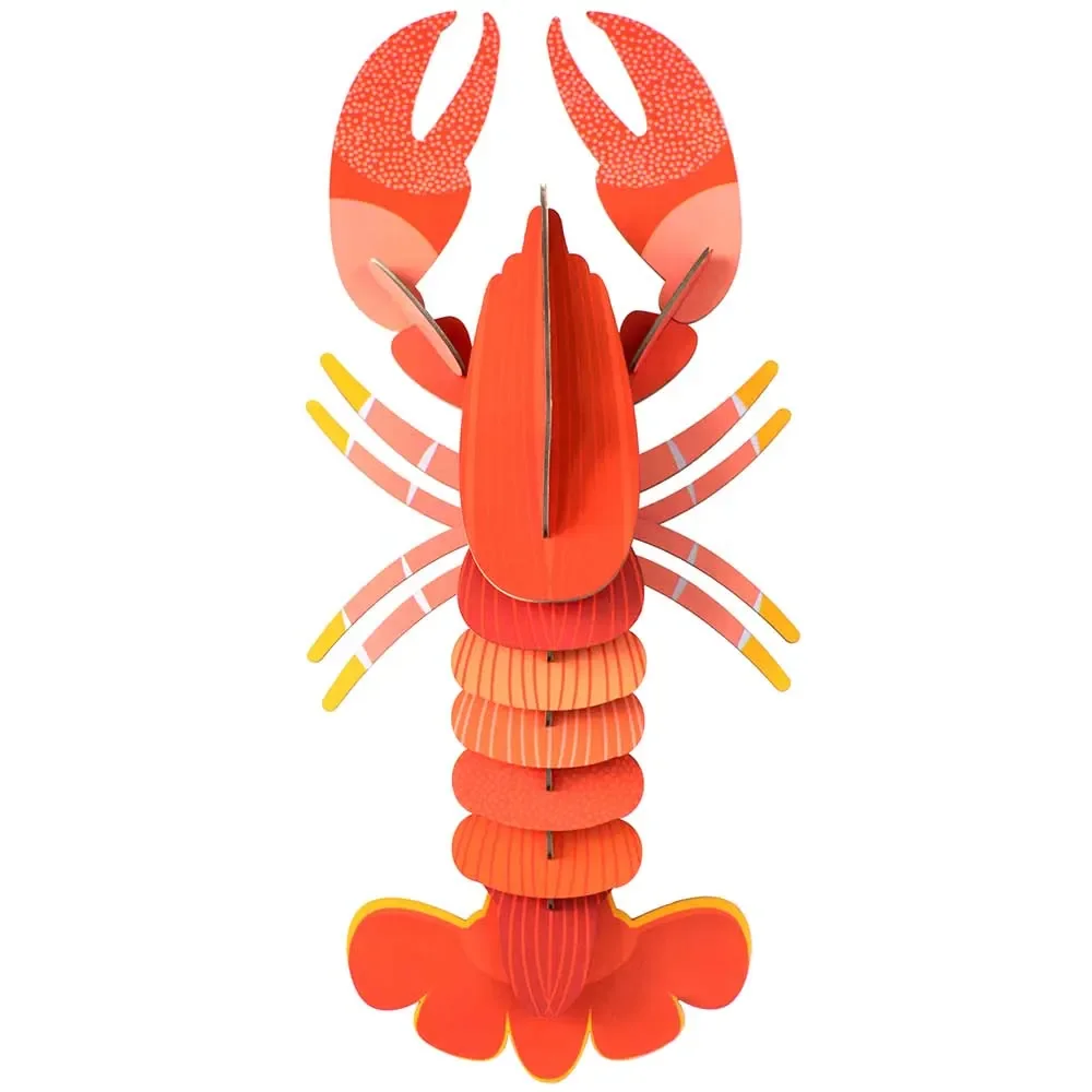 Studio Roof Papp Wanddeko roter Hummer klein