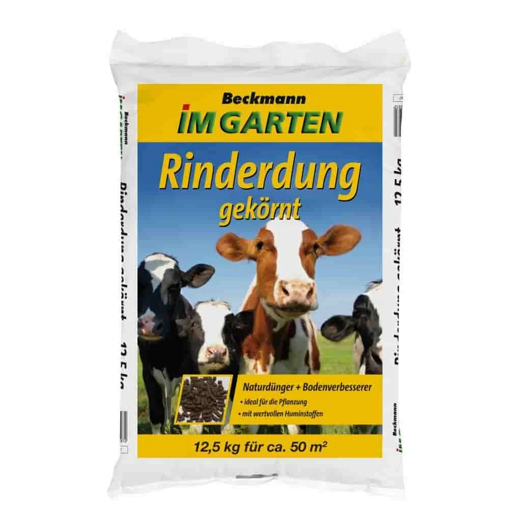 Rinderdung gekörnt 12,5kg, Bio Gartendünger für Gemüse und Rosen