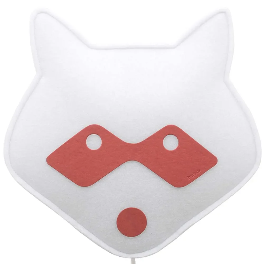 Buokids Soft Wandlampe Waschbär rot