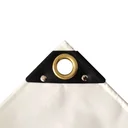 weiss 650 g/m² PVC 4 x 8m (32m²)  Plane