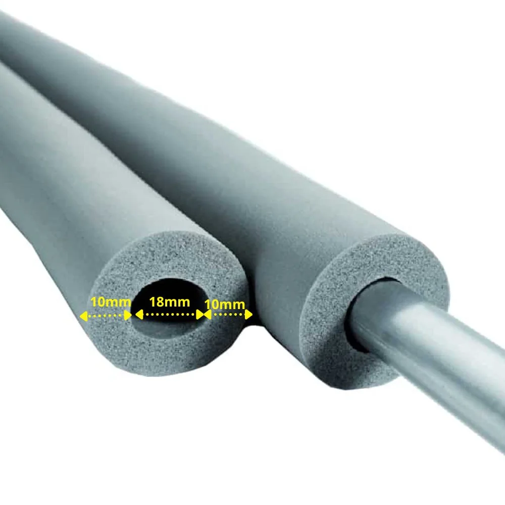 Rohrisolierung Kautschuk, 18mm, 2m, flexibel, GEG konform