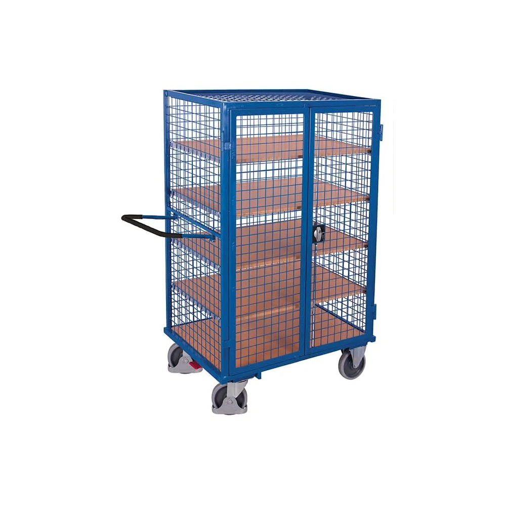 Etagenwagen, Lagerwagen, 500 kg Traglast, abschließbar