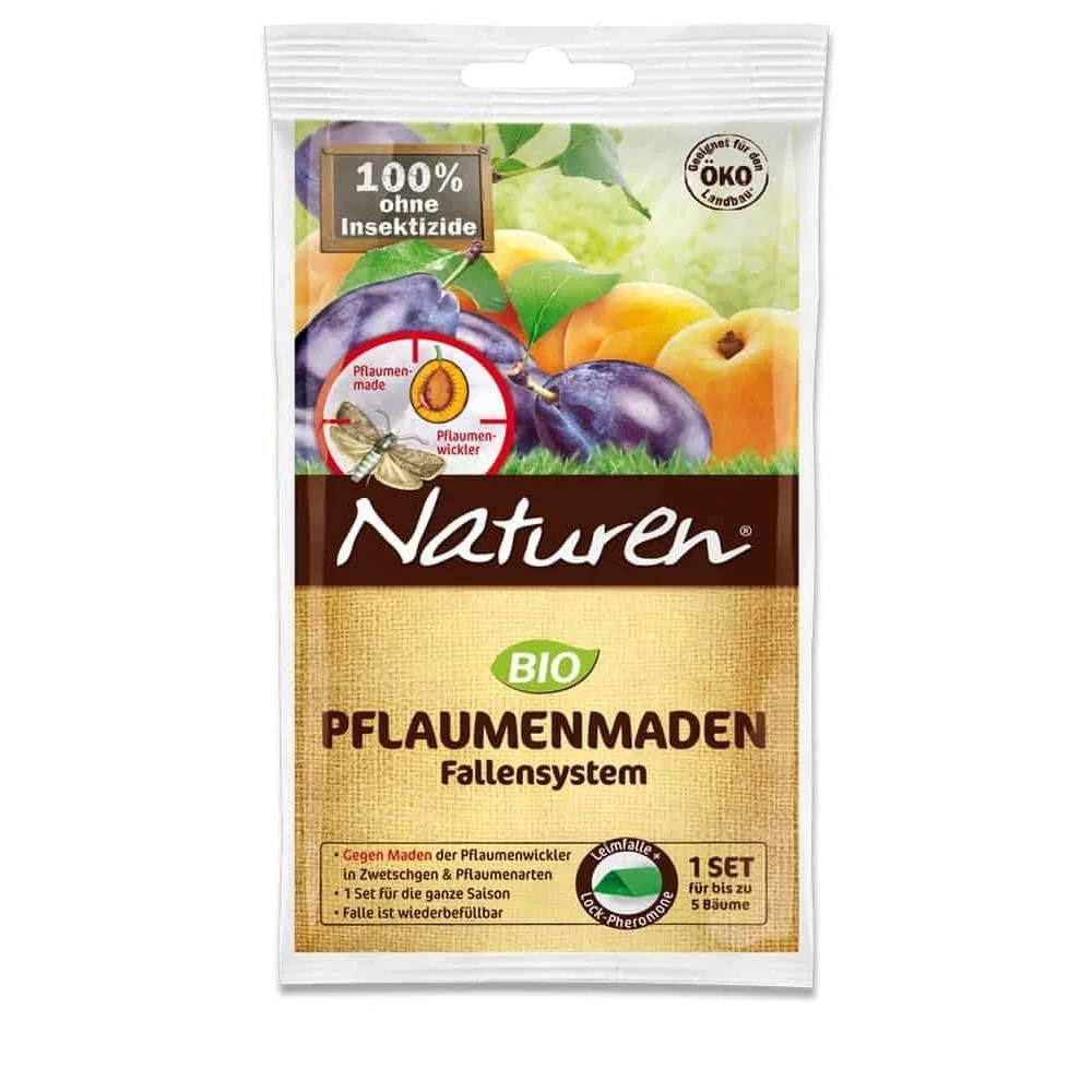 Pflaumenmaden Falle, Pflaumenwickler Falle, Pflaumenbaum Schädlinge bekämpfen