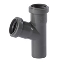 HT Rohr 40mm, HT Abzweig 67 Grad, Abwasserrohr, Polypropylen