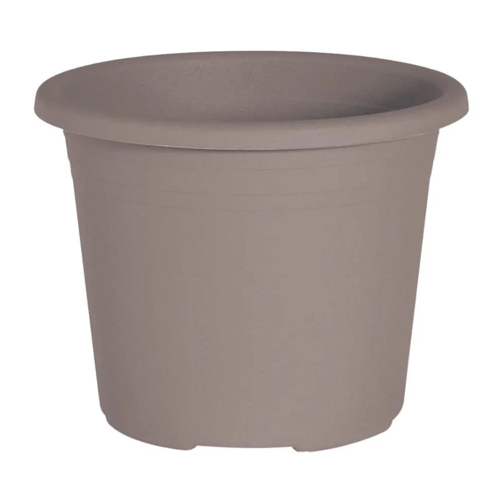 Blumentopf CYLINDRO, 25 cm, 5,5 Liter, taupe