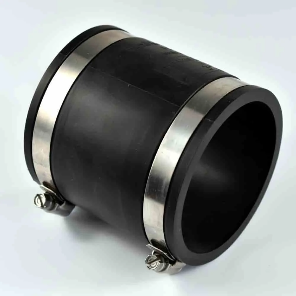 Flexible Kupplung 90mm, PVC Kupplung, Rohrreparatur ohne Kleben