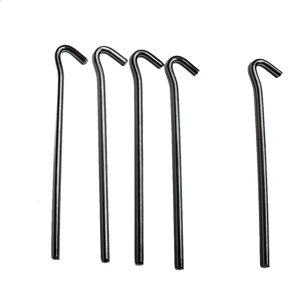 Zeltpflöcke, 5er Set, Dreikant, 30 cm, verzinkt