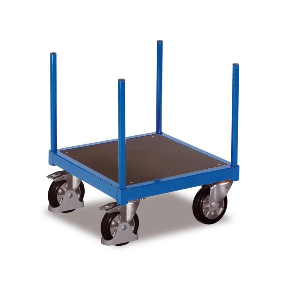 Langmaterialwagen mit wasserfester Plattform, 4 Rungen, 1200 kg Traglast