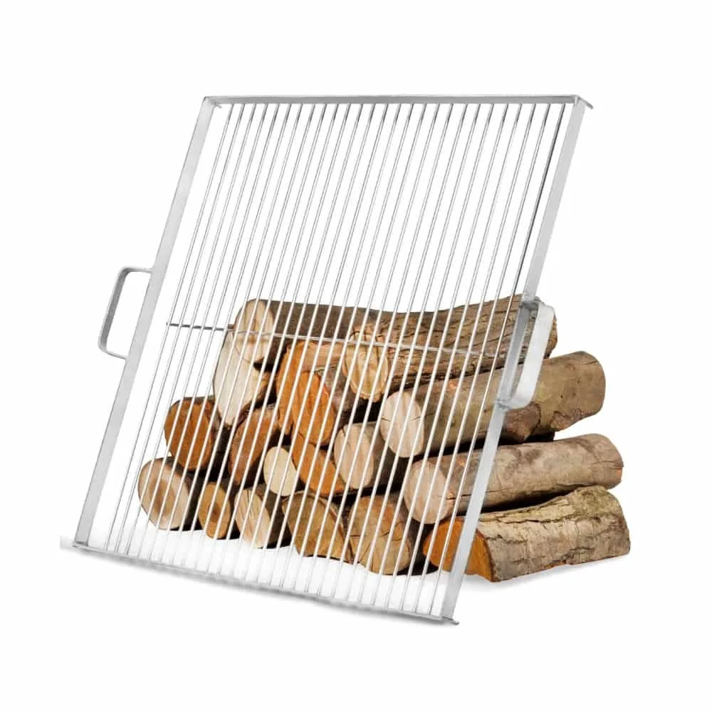 Grillrost Edelstahl, 50x50 cm, für 70cm Feuerschale, quadratisch