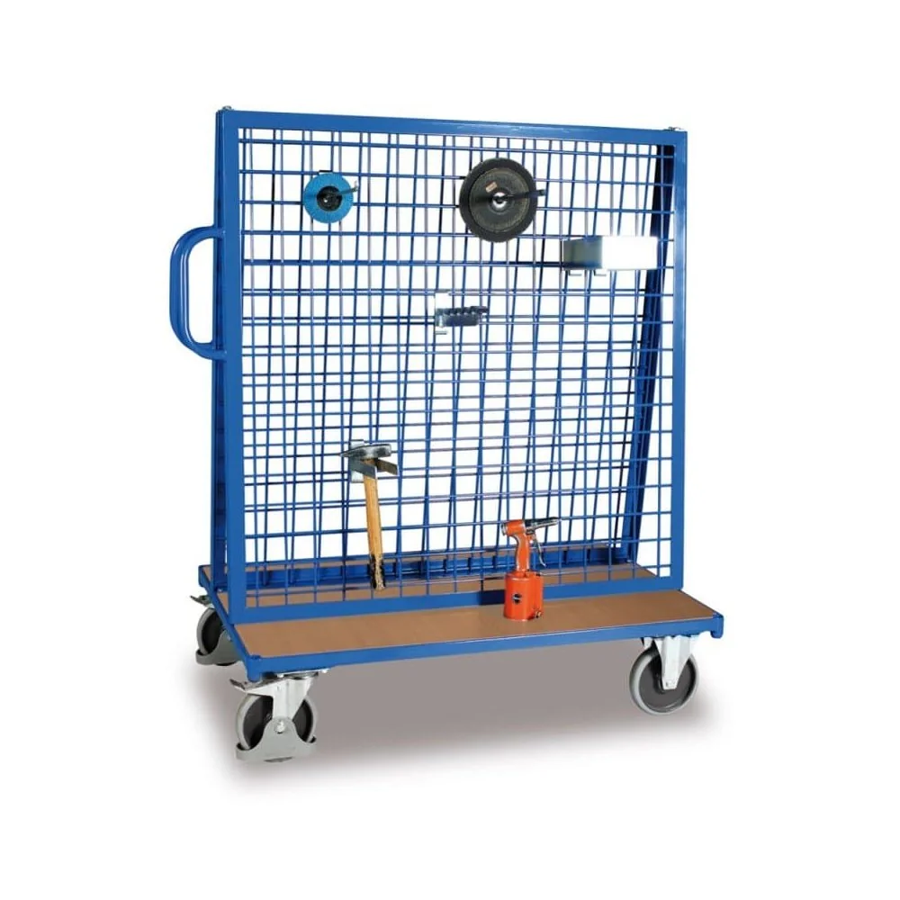 Werkstückwagen, Werkstattwagen, 500kg Traglast, EasySTOP, mit Rollen
