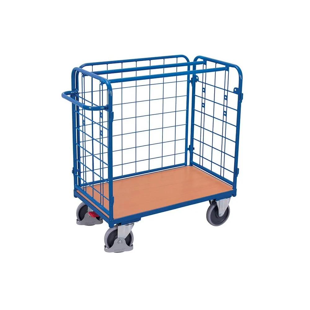 Dreiwandwagen, Transportwagen, Paketwagen, niedrig, EasySTOP