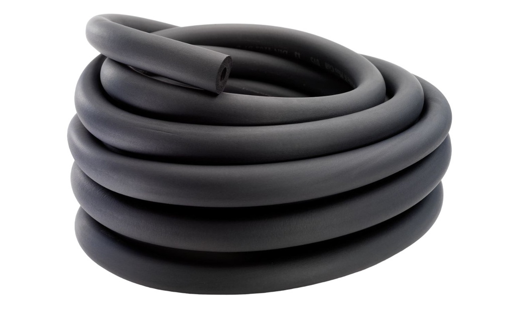 AEROFLEX® SH COIL Rohrisolierung, Rohrdämmung - Endlos, Selbstklebend, Flexibler Dämmstoff aus Geschlossenzelligem Schaum Kautschukbasis, Schwarz - 22 x 10 mm/22m
