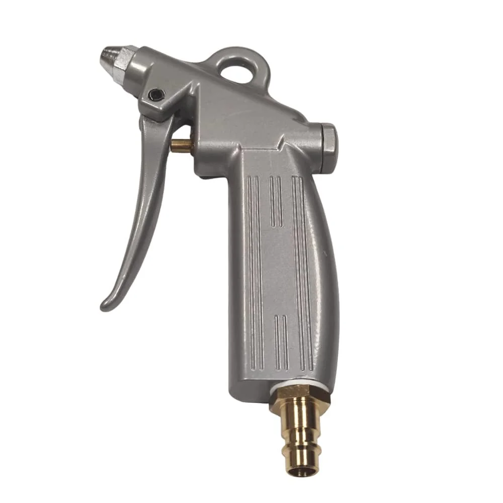 Druckluftpistole, Ausblaspistole Aluminium, Kurzdüse, 7.2 NW Kupplungsstecker