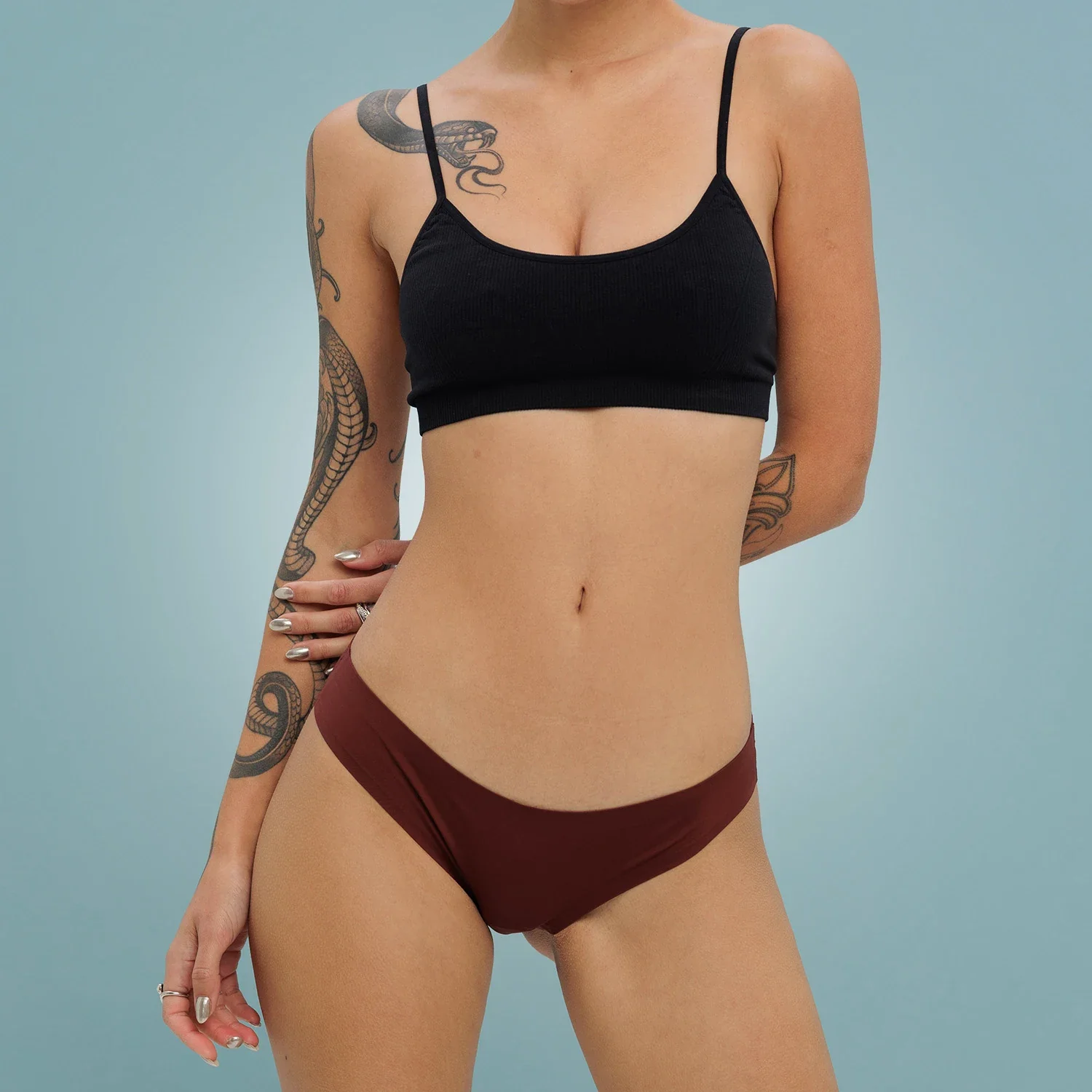 Weekiss Seamless Periodenunterwäsche, Menstruationsunterwäsche, Periodenslip, Größe: XXL (44); Mengen-Rabatte: ohne; Farbe Weekiss: Rot
