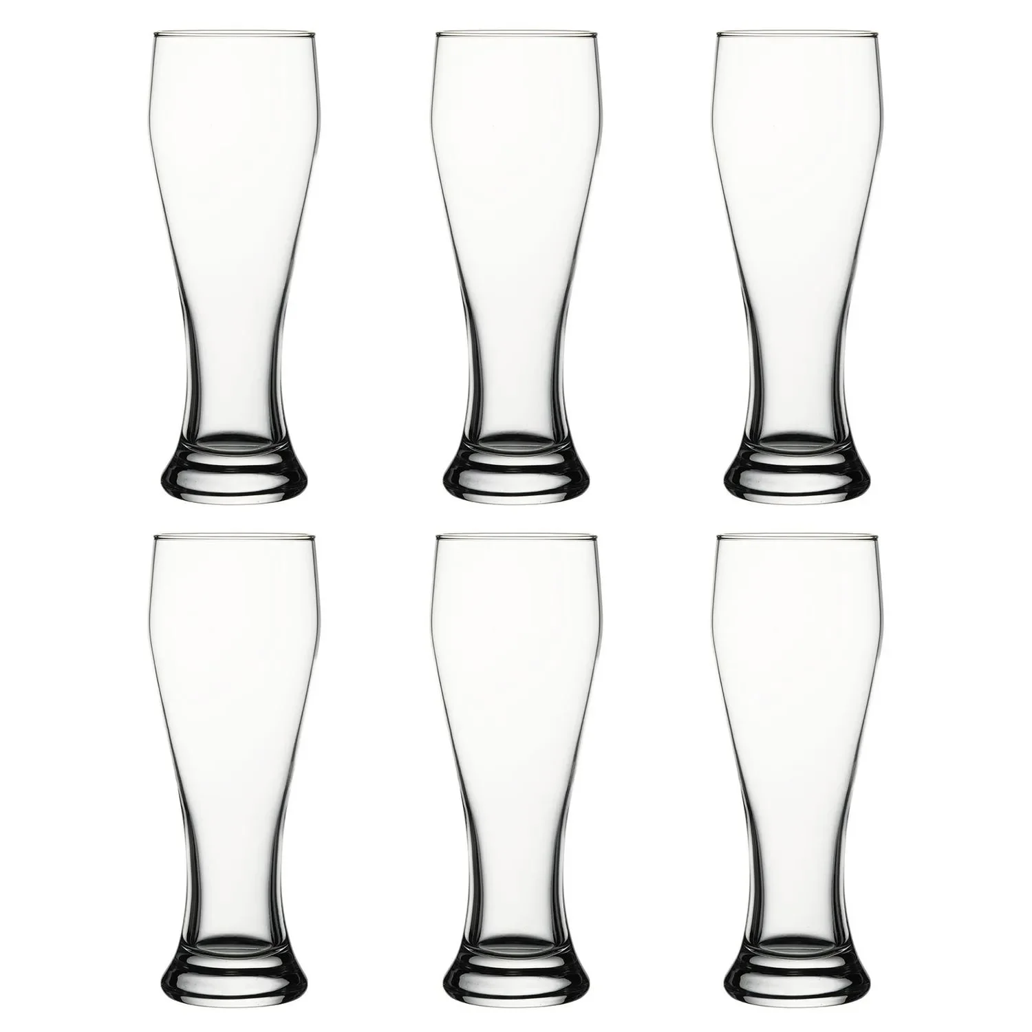 Biergläser, Weizengläser für Weizenbier, 6er Set - 415ml