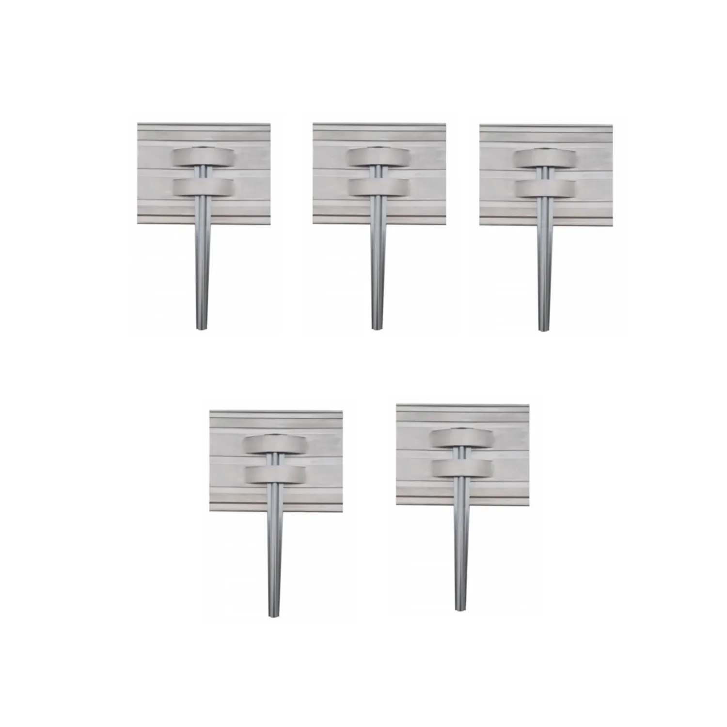 5er Set Erdanker Set für Green Universe Rasenkante 14cm Höhe | Bodenanker | Erdnägel