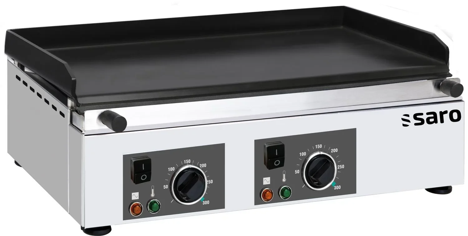 Saro Griddleplatte aus Edelstahl, GPK 600 - Glatte Bratplatte