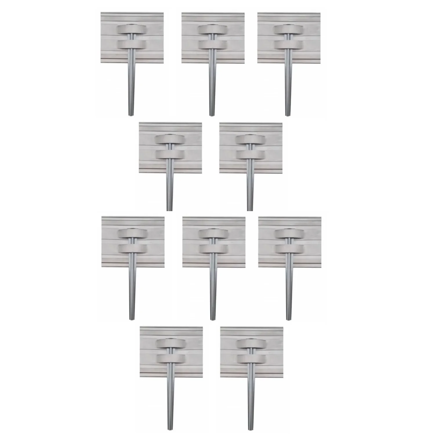 10er Set Erdanker Set für Green Universe Rasenkante 14cm Höhe | Bodenanker | Erdnägel