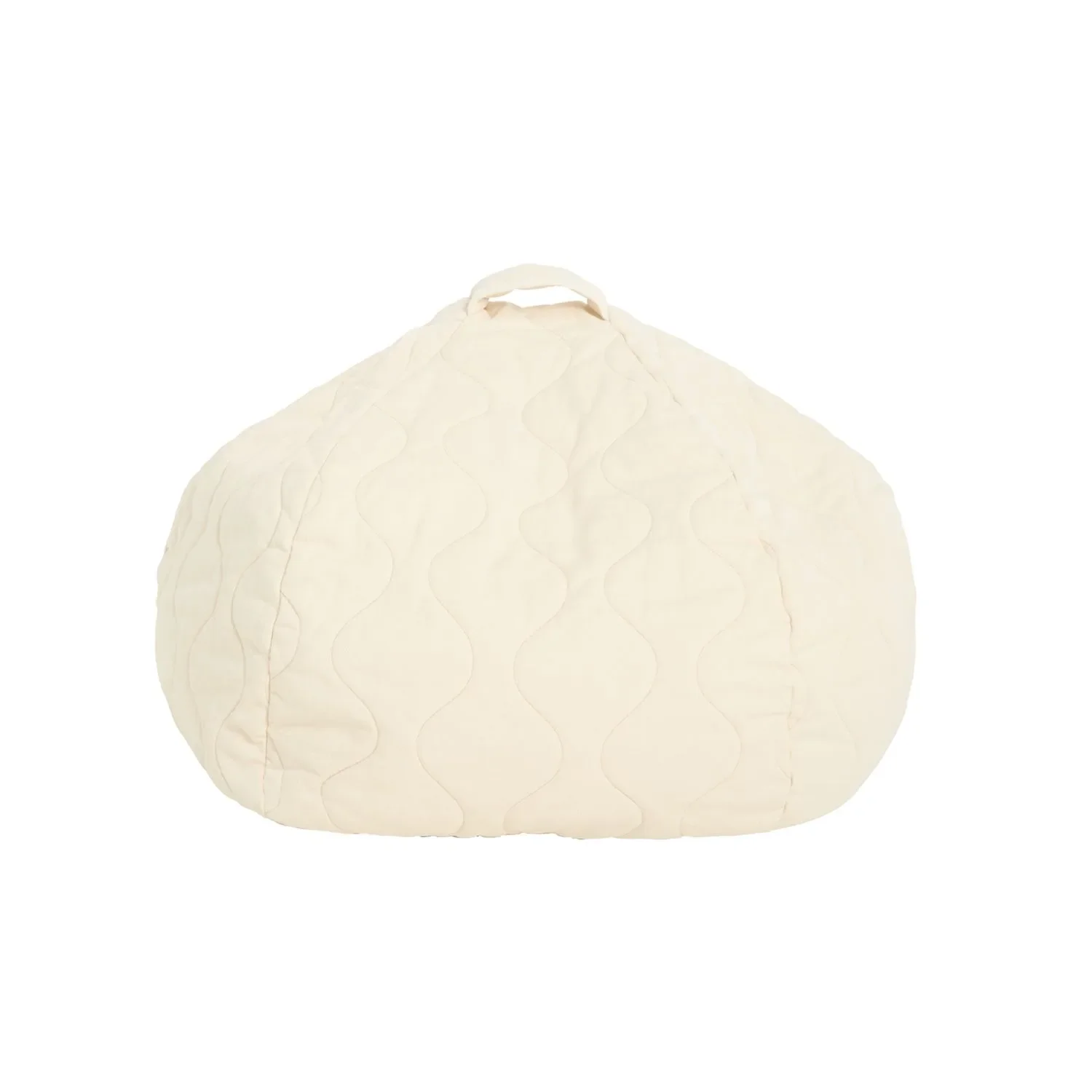 Nobodinoz LANDSCAPE Sitzsack - Runder, 65 x 40 cm, Farbe: NATURAL