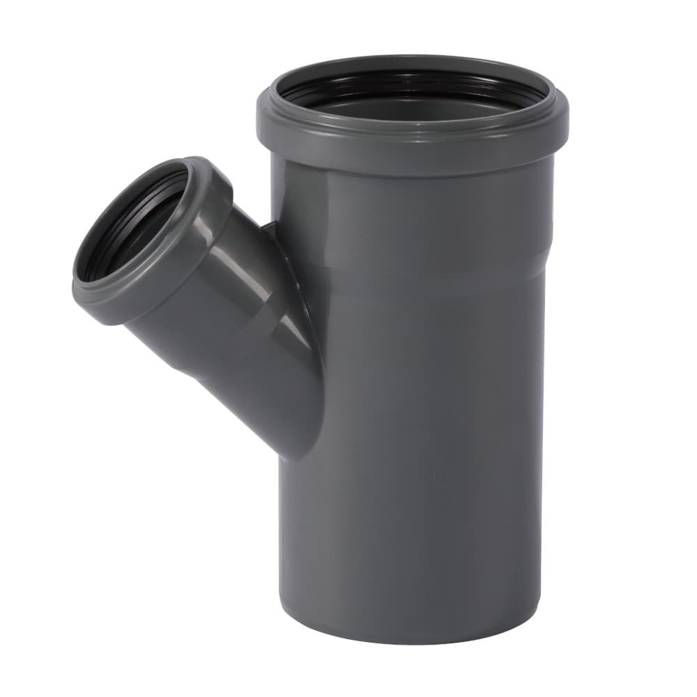 HT Rohr Abzweig DN 90/50, 45 Grad, Abwasserrohr