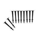Bodenanker, 10 Erdnägel, 11,5cm, Kunststoff, für Unkrautvlies