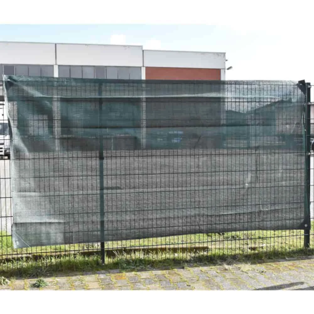 Bauzaunnetz grün 1,80m x 3,45m, Sichtschutznetz, Bauzaunplane