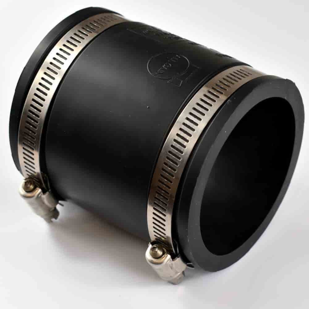 Flexible Rohkupplung 40mm, flexibler Rohrverbinder, Kupplung ohne Kleben