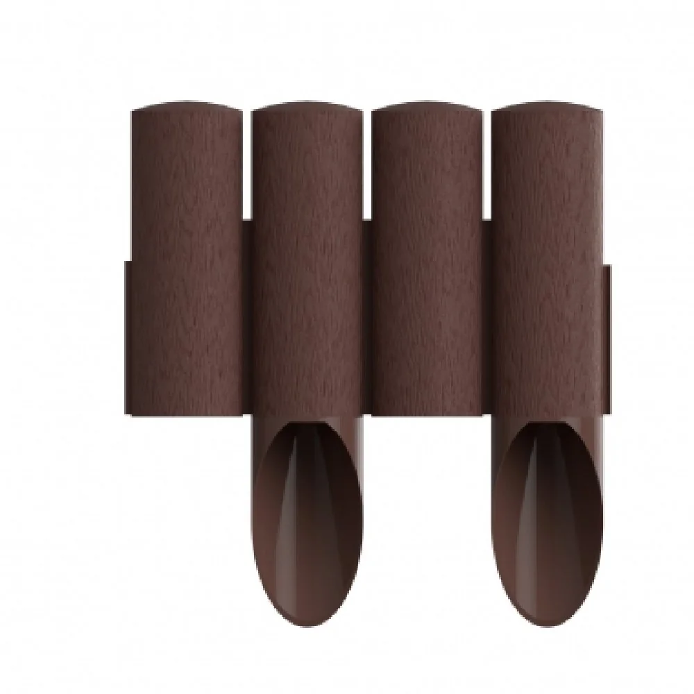 Gartenpallisade, Beeteinfassung, Rasenkante, Braun, 2,30 m