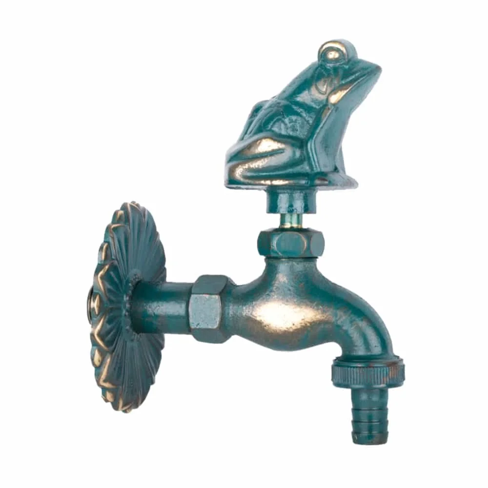 Auslaufventil Garten, Nostalgie Frosch, Wasserhahn 1/2 Zoll