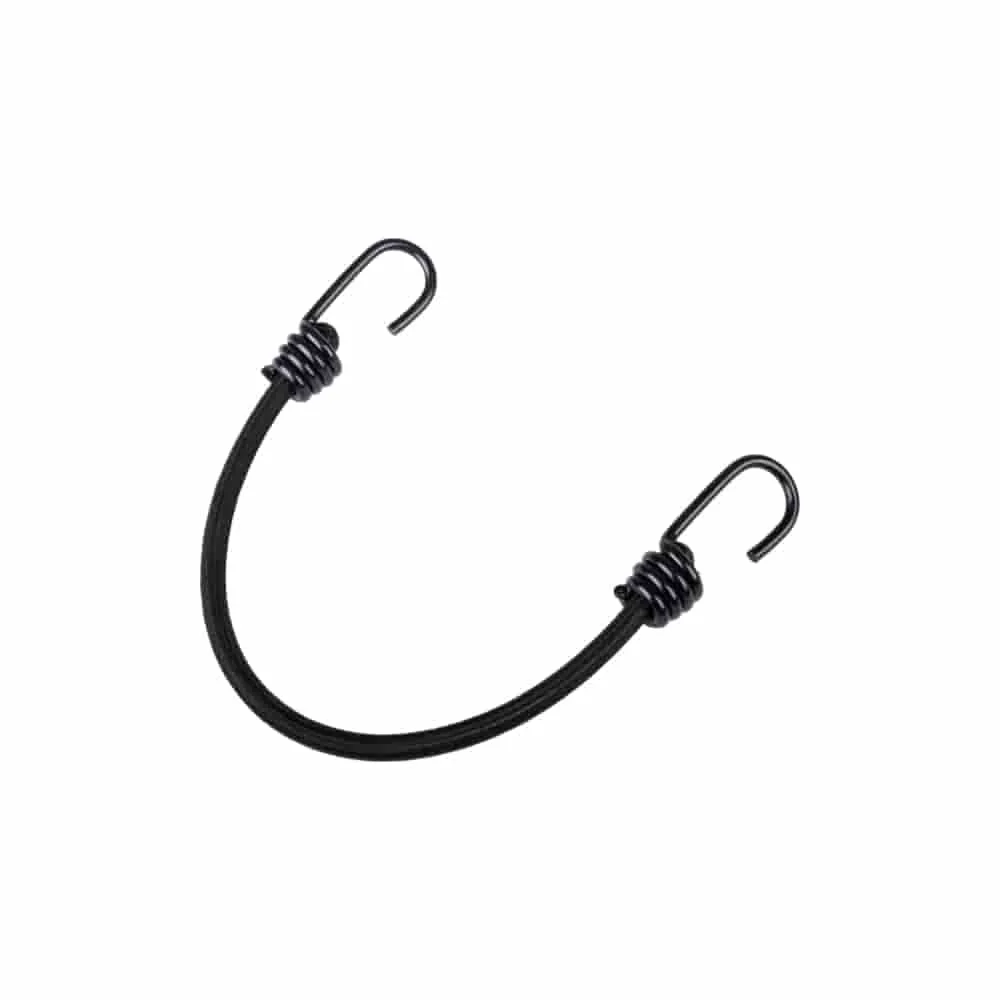 Expanderseil mit 2 Haken 10 mm x 60 cm, Gummiseil für Gepäckspanner