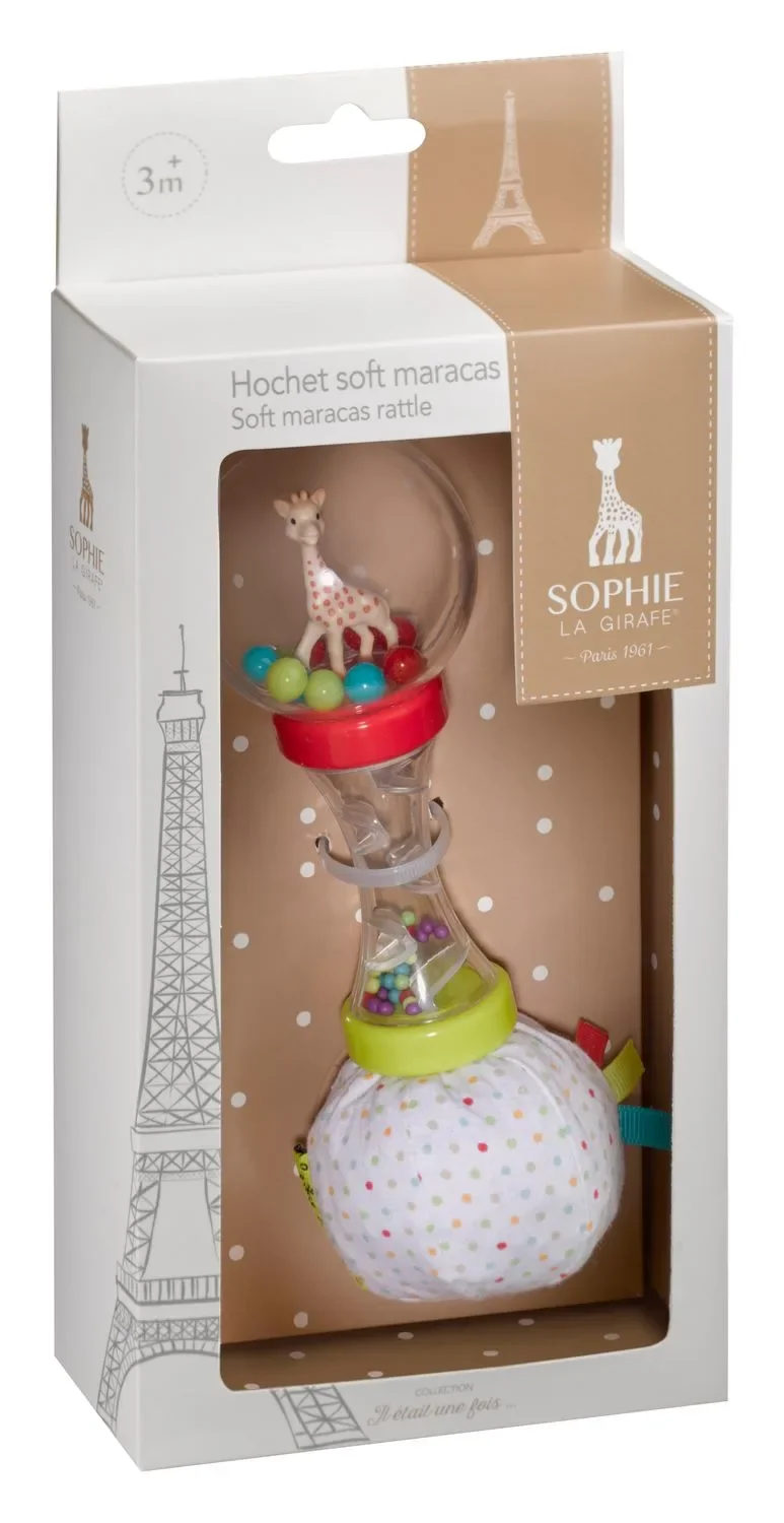 Sophie la girafe Baby Rassel, maracas mit einer Giraffe
