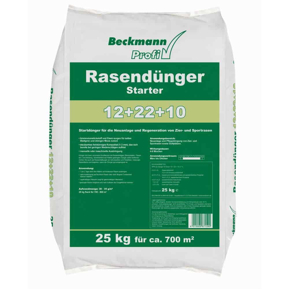 Rasendünger Starter 25kg, Grasdünger, Volldünger Rasen für 700m²