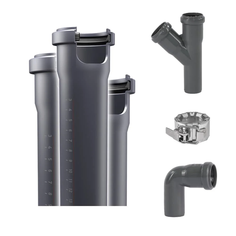 HT Rohr 32mm, Abwasserrohr, HTsafe, DN 32, Hausentwässerung