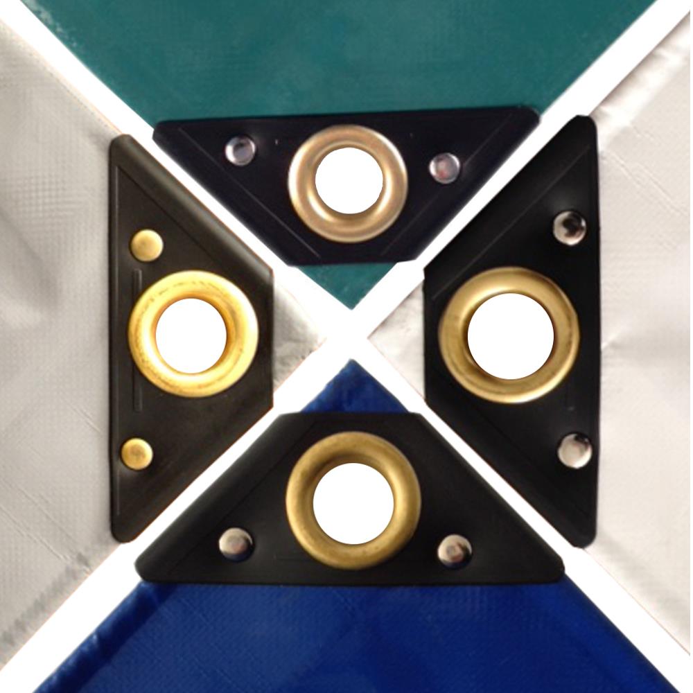 Abdeckplane, PVC Plane 650 g/m², Gewebeplane, wasserdicht, grün, grau, blau, weiß