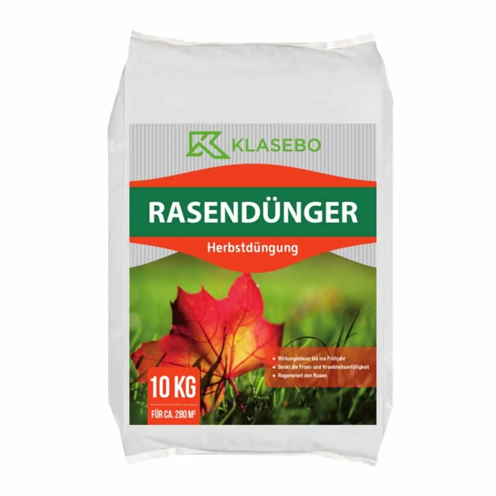 Herbstrasendünger 10kg, Rasendünger, Herbstdünger Rasen