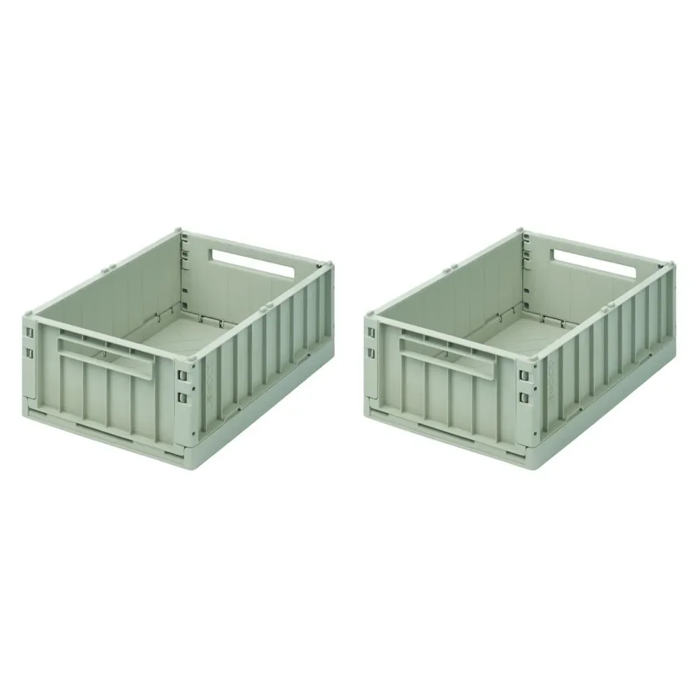 Liewood Aufbewahrungsbox "Weston" 2er-Pack M pfefferminz