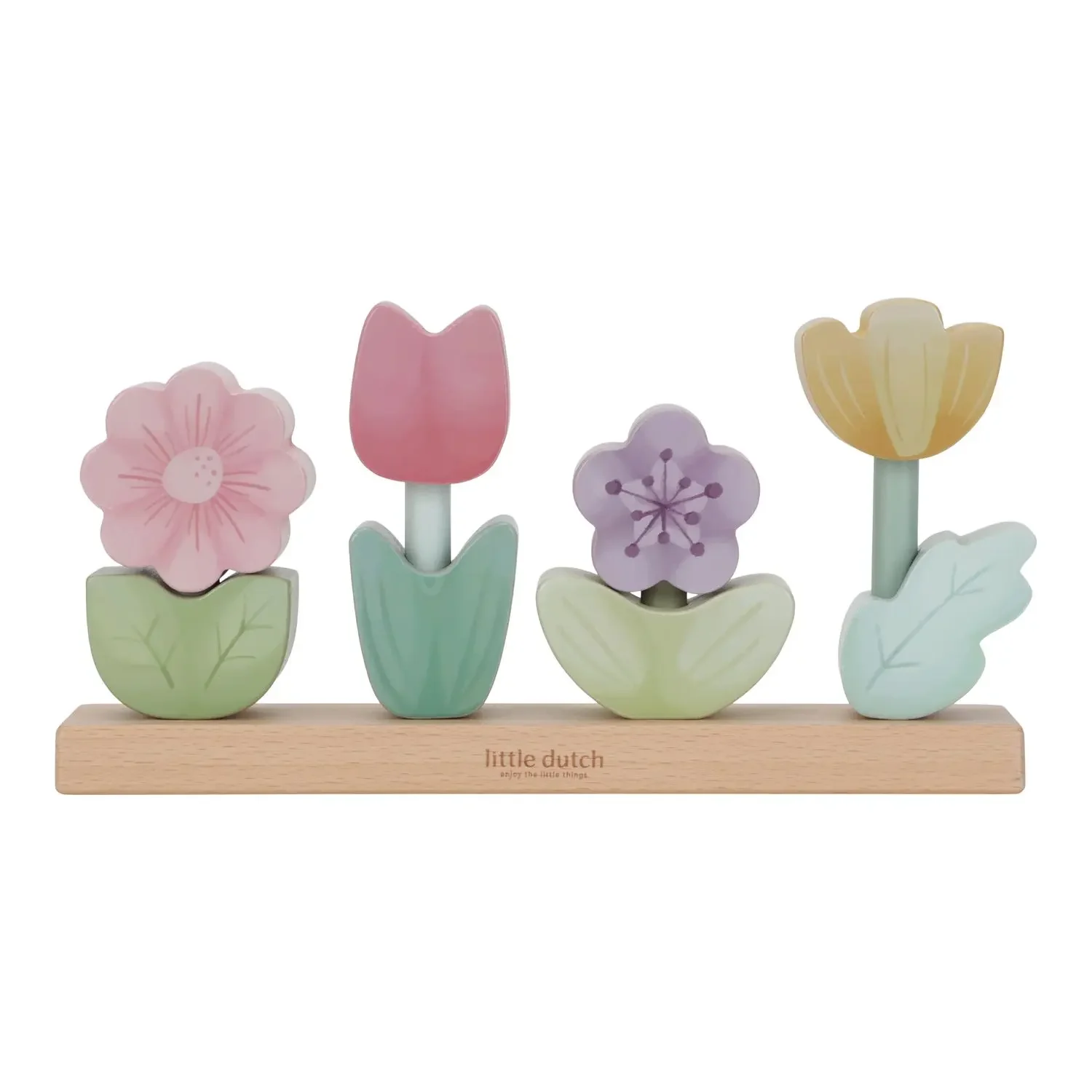 Little Dutch Stapelspielzeug, Stapelspiel - Fairy Garden, Stapelblumen