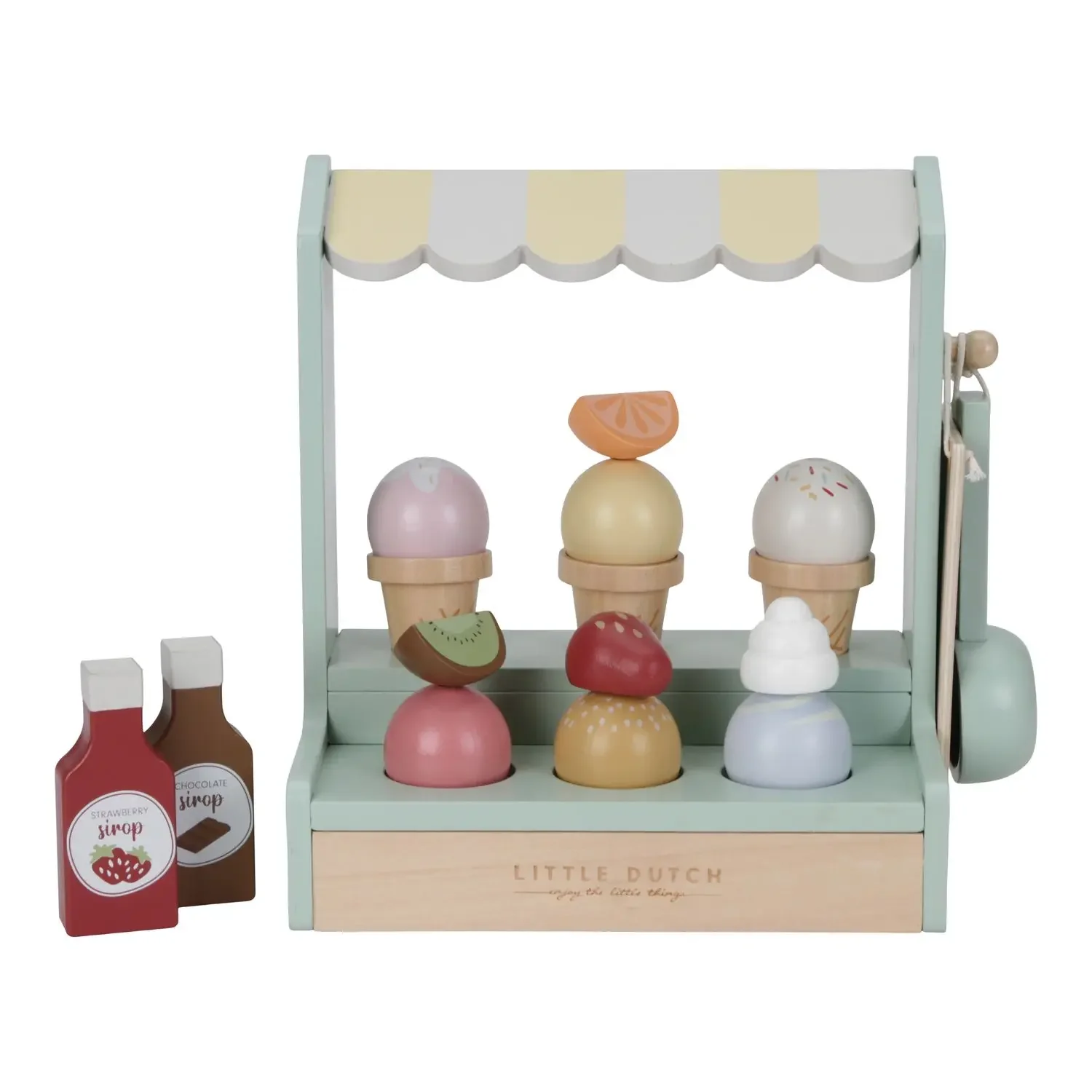 Little Dutch Eisstand Spielzeug Set, Mehrfarbig