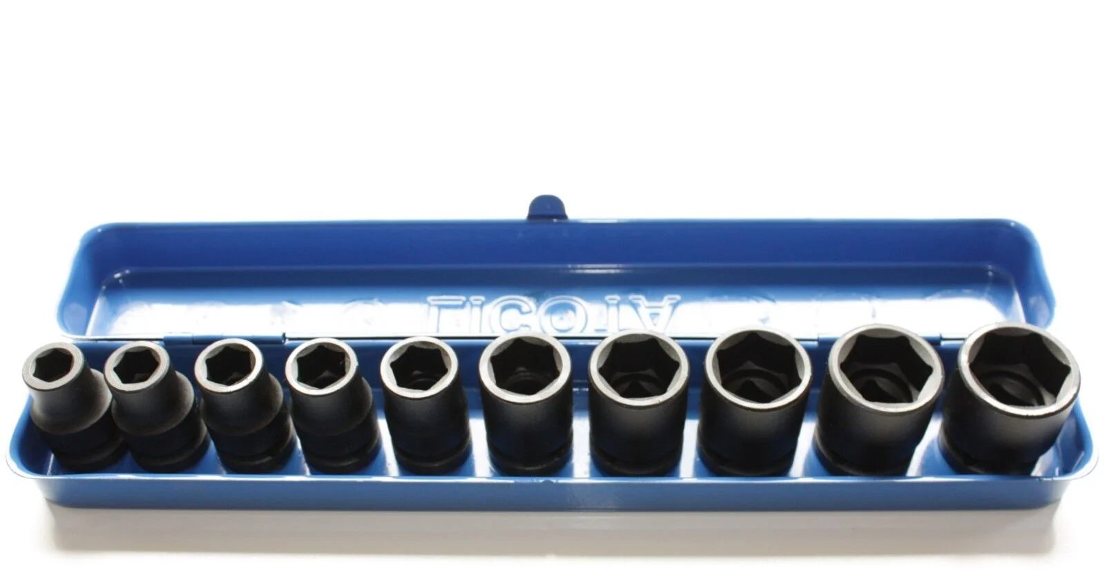 Schlagschraubernüsse, Schlagschrauber Nüsse Satz, 1/2 Zoll, 10-24mm, Metallkassette